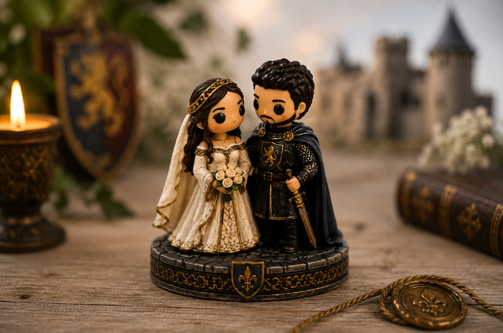 Couple de mariage fantastique personnalisé
