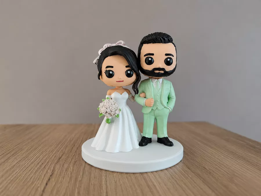Figurines de mariage personnalisées Anaïs