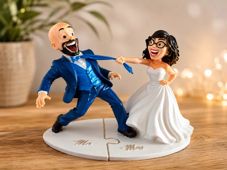 Figurine humoristique de mariage