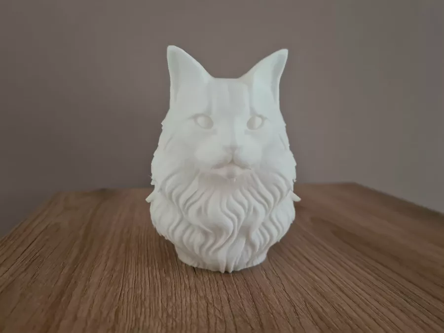Buste de chat personnalisé imprimé en 3D
