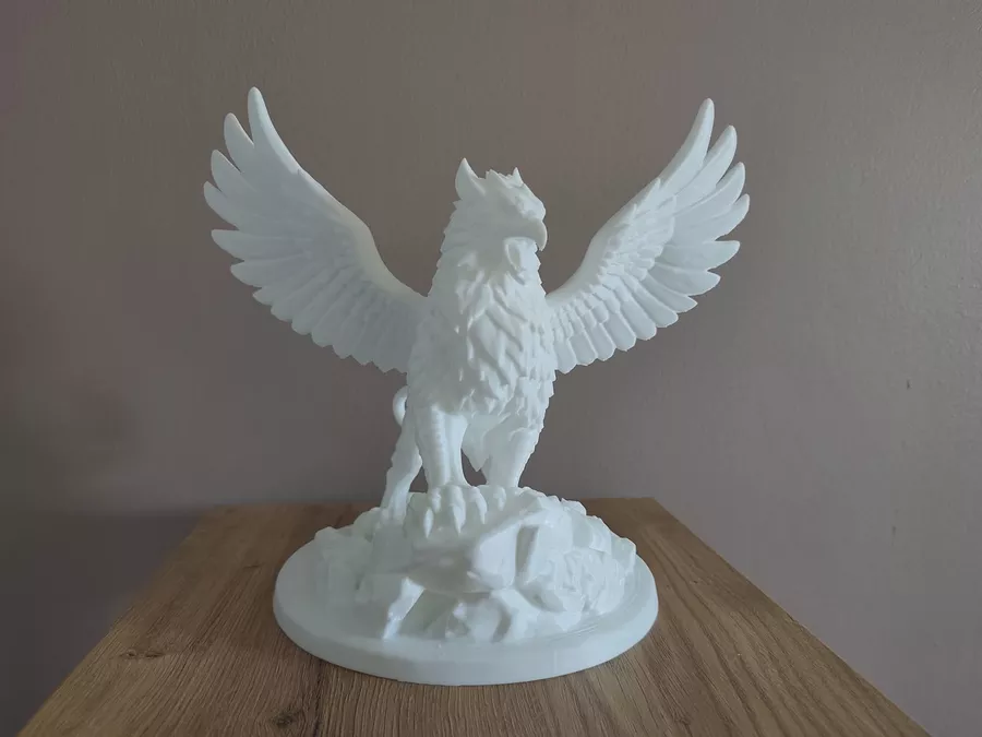 Statue de griffon imprimée en 3D