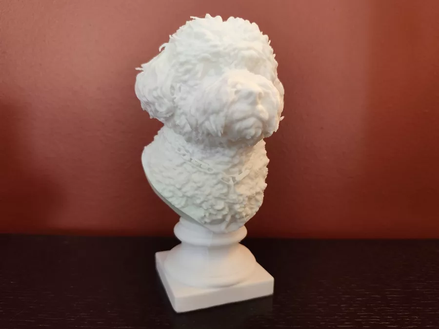 Buste portrait personnalisé imprimé en 3D