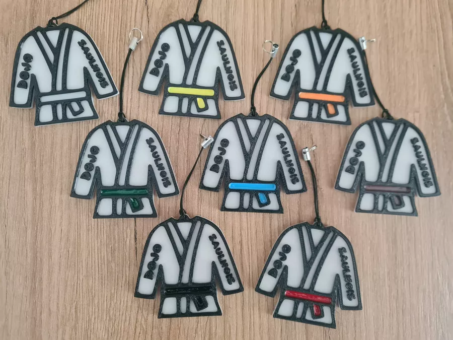 Mini kimonos de judo personnalisés