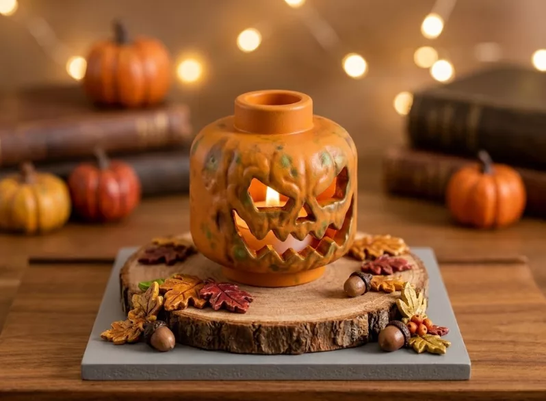 Citrouille lumineuse d’Halloween imprimée en 3D