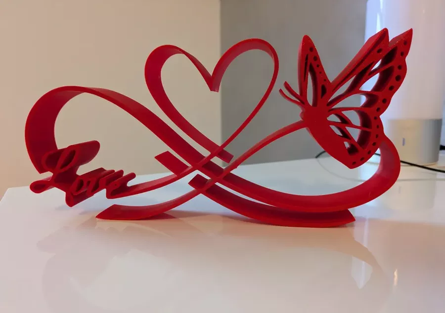 Décoration Love personnalisée avec cœur