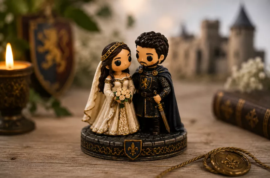 Couple de mariage fantastique personnalisé