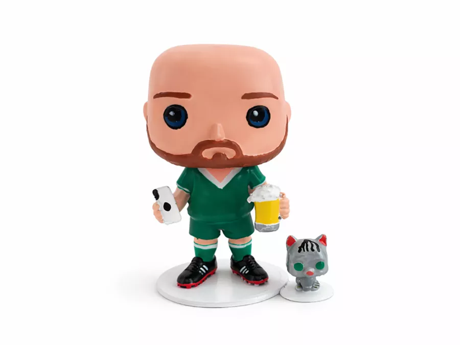 Figurine personnalisée avec personnage et animal
