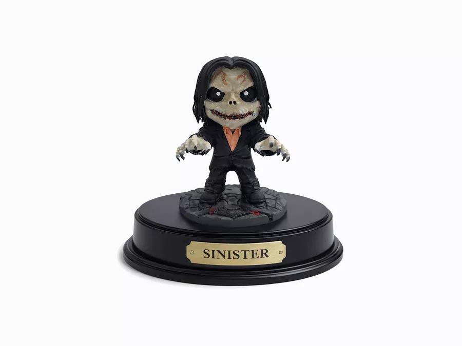 Figurine de personnage horrifique sur socle